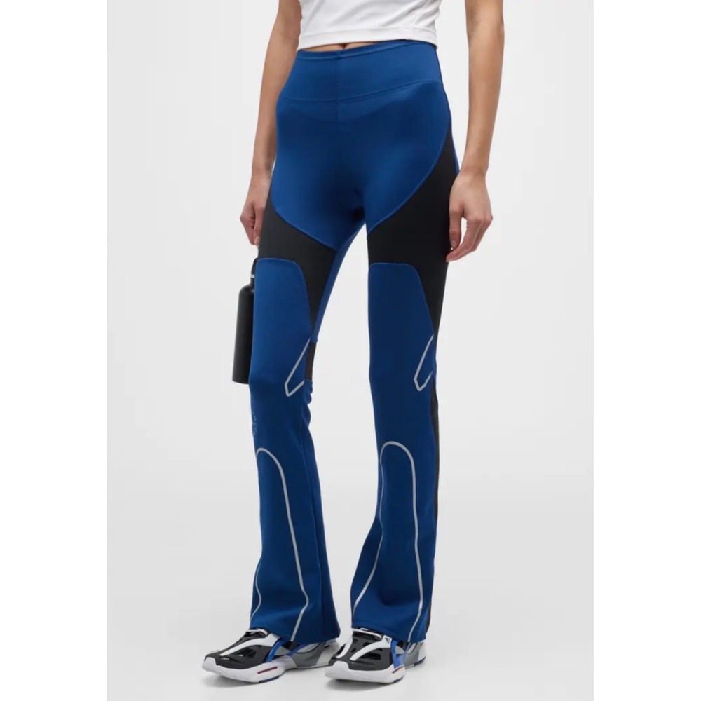ADIDAS‎ STELLA McCARTNEY Knit Mix Training Pants XS Blue Black NEW